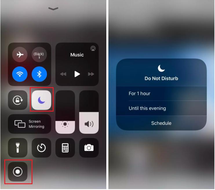 Gravação do iPhone concluída