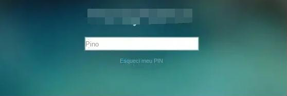 Windows sem outras opções de login disponíveis