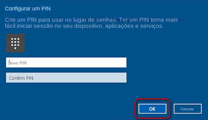 Esqueci meu PIN e configurei um PIN