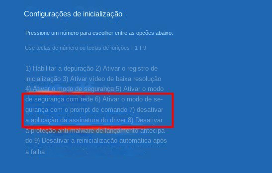modo de segurança do Windows 10