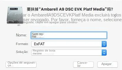 mac não consegue reconhecer o cartão sd