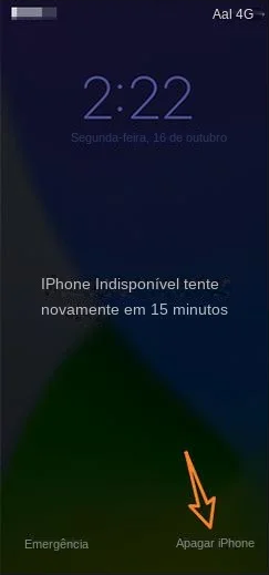 Bloqueio de segurança do iPhone