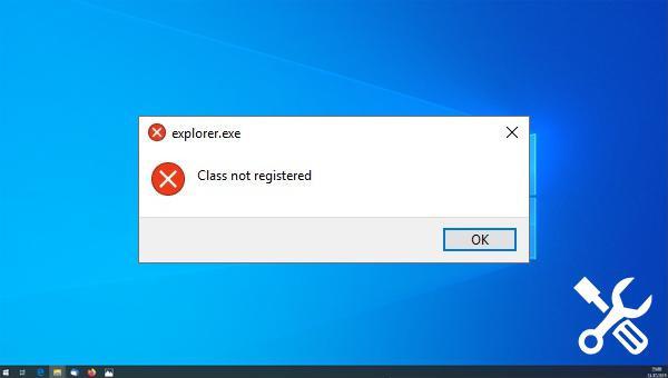 classe explorer exe não registrada