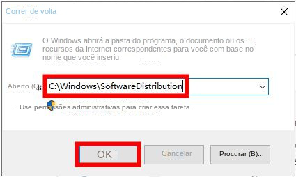 Execute C:WindowsSoftwareDistribution