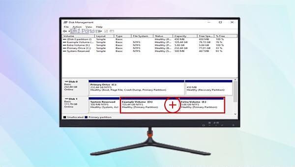 mesclar partições windows 10