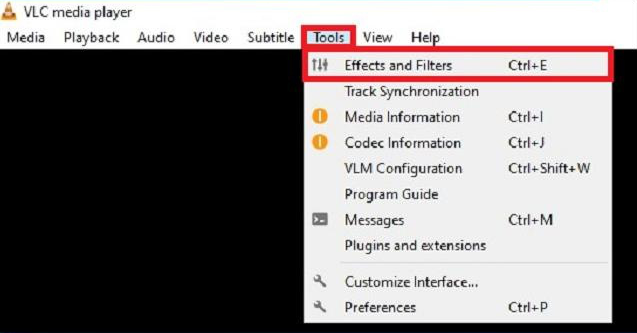 Efeitos e filtros do VLC Media Player