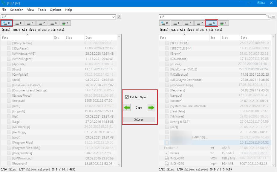 interface de transferência de dados