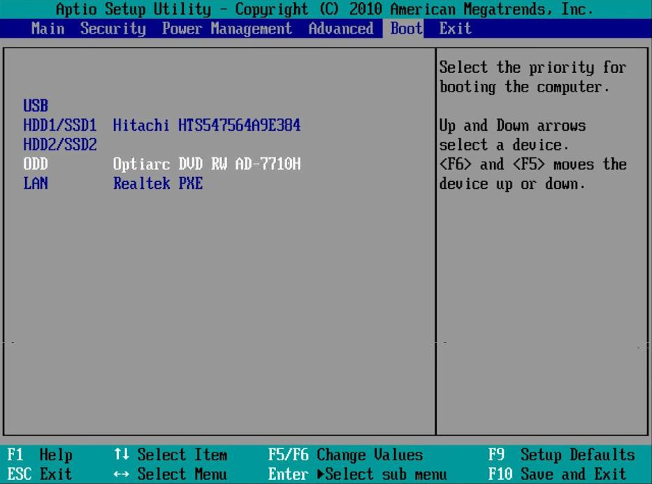 BIOS TOSHIBA