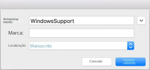 Loja de suporte do Windows