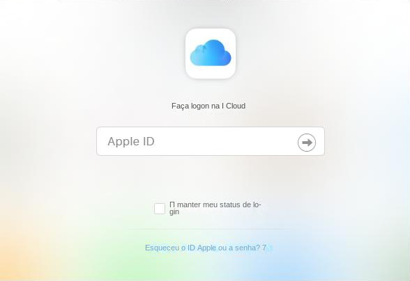 faça login no iCloud