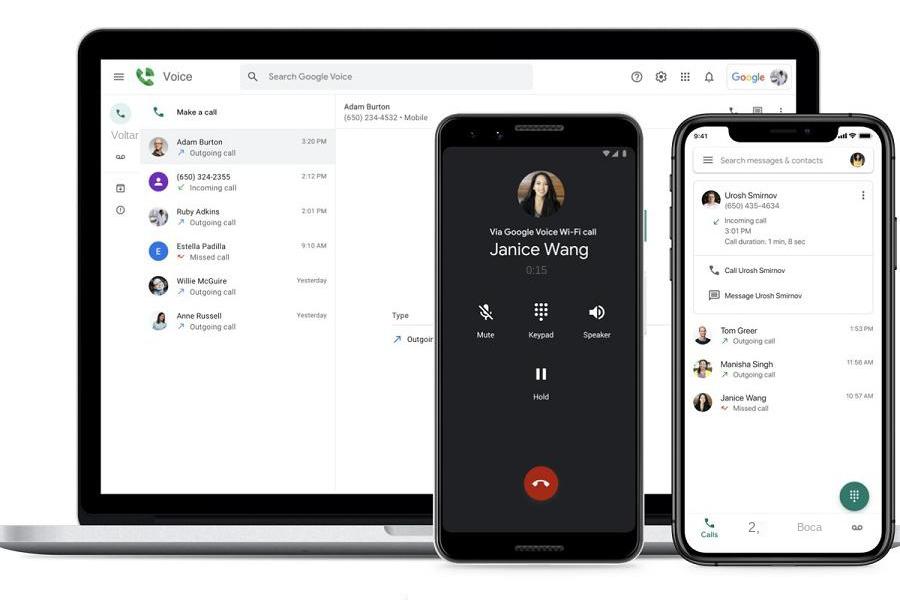 Gravação de chamadas do Google Voice