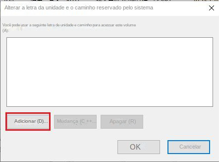 adicionar letra de unidade