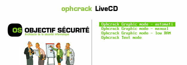 Inicie o Ophcrack