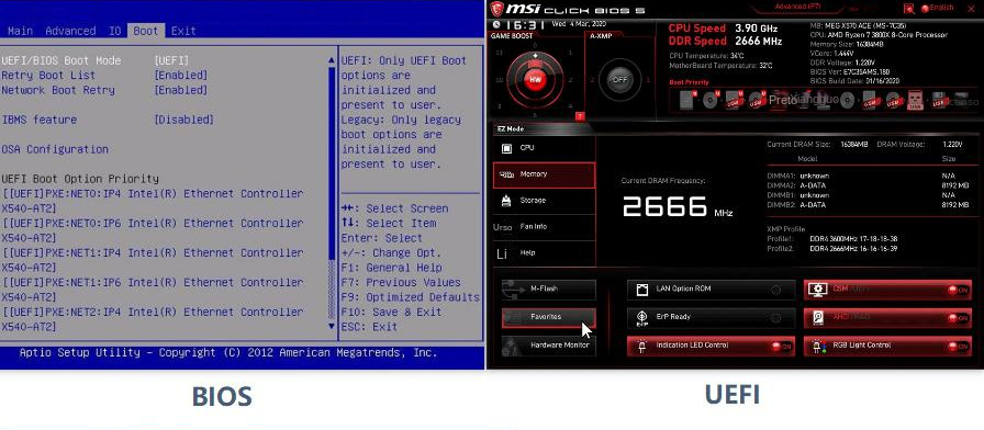 UEFI e BIOS