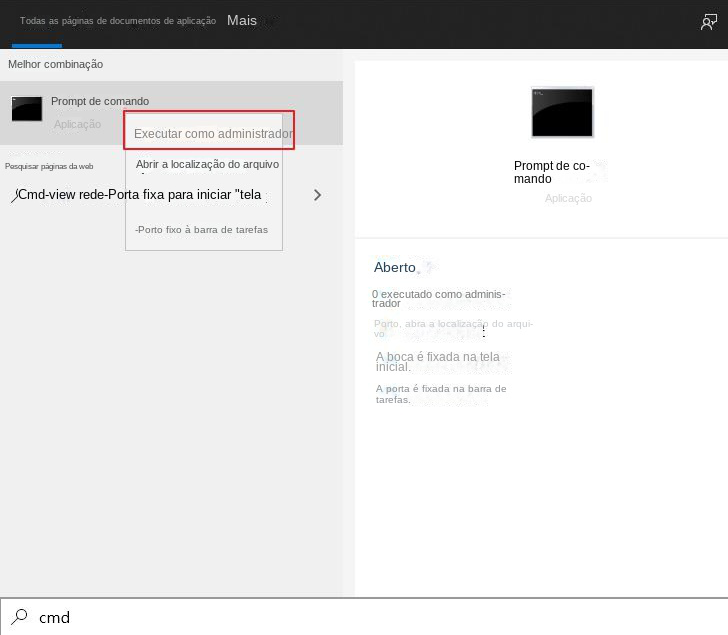 pesquisa cmd