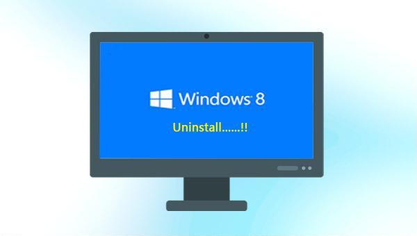 desinstalação do Windows 8