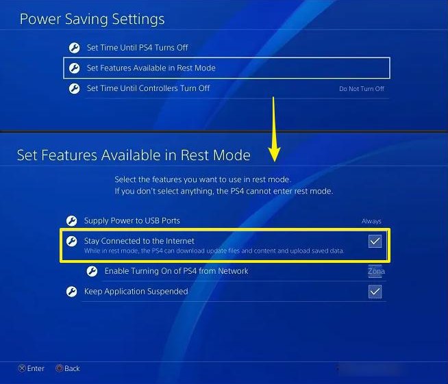 PS4 permanece conectado à Internet