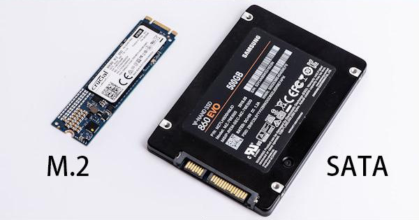 SSDs com interfaces diferentes