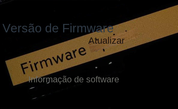 atualização do firmware