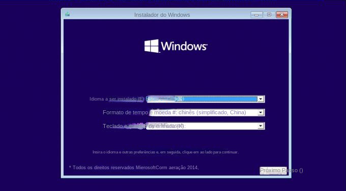 Reinstale o Windows 10