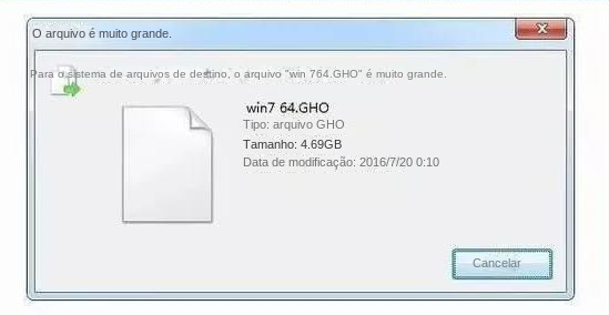 Arquivo muito grande