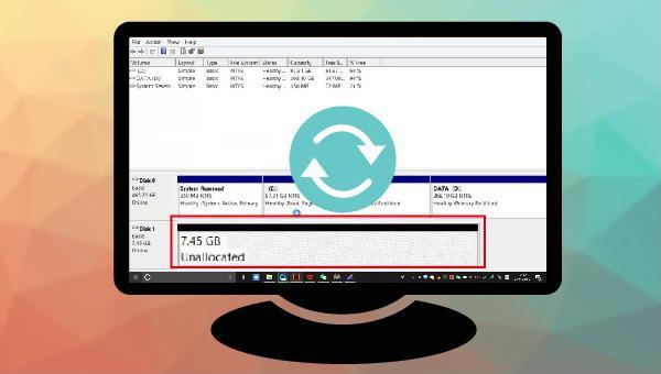 recuperar dados de uma unidade não alocada