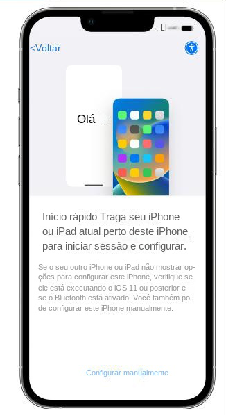 configurar o iphone