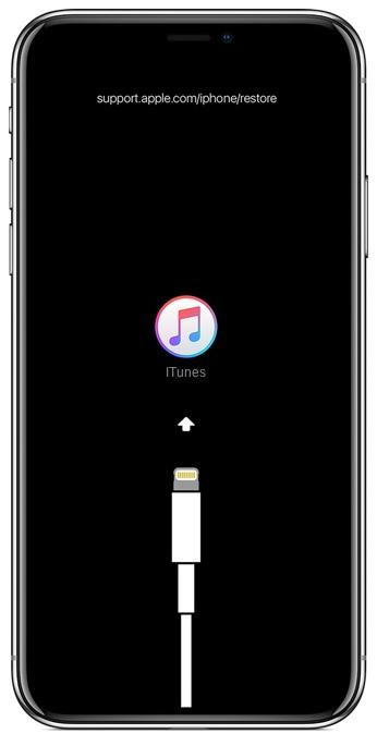 iPhone conectado ao iTunes