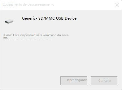 Janela de prompt do Device Manager Uninstall Device