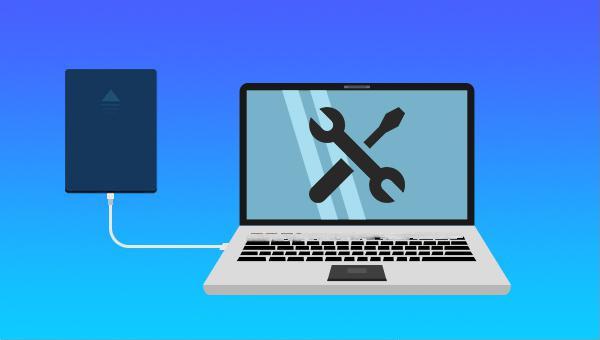 O disco rígido externo não está funcionando