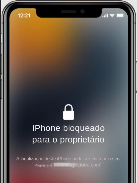 bloqueio de ativação no iPhone