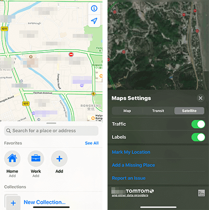 novos mapas dos novos recursos do ios 13