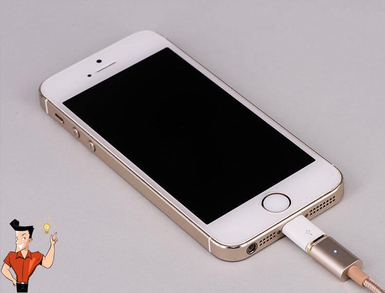 problema do iphone que não inicia