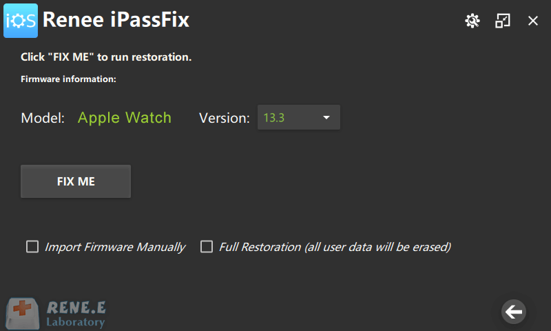 clique para consertar o apple watch no ipassfix