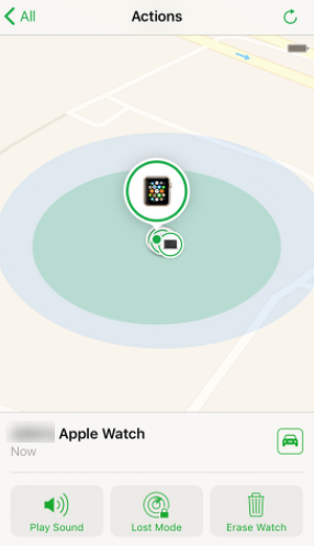 como localizar o apple watch e reproduzir sons