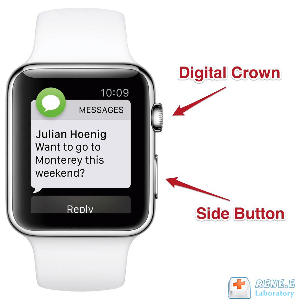 como forçar a reinicialização correta do apple watch