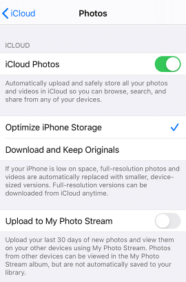 como liberar a biblioteca de fotos do iphone