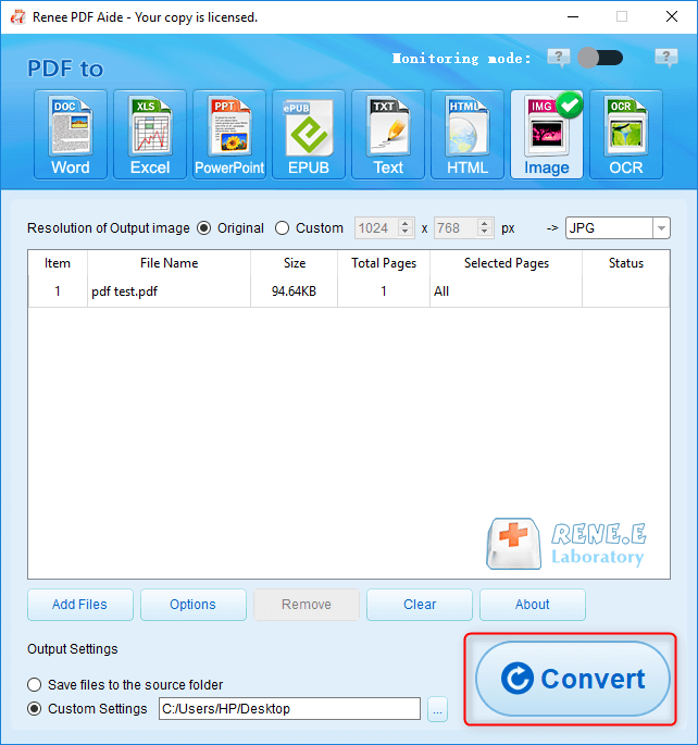 como converter pdf em jpeg