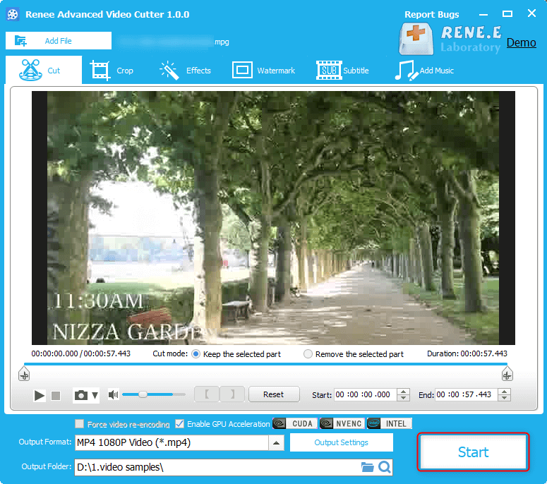 como converter mpg e mpeg para mp4 com renee video editor