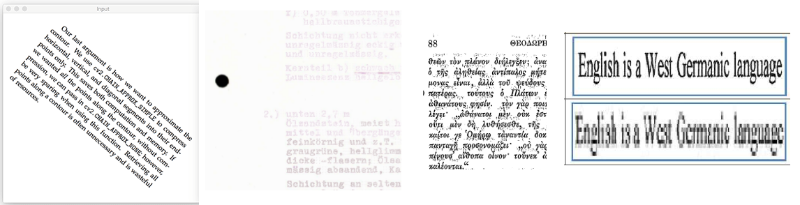 imagens de texto de baixa qualidade