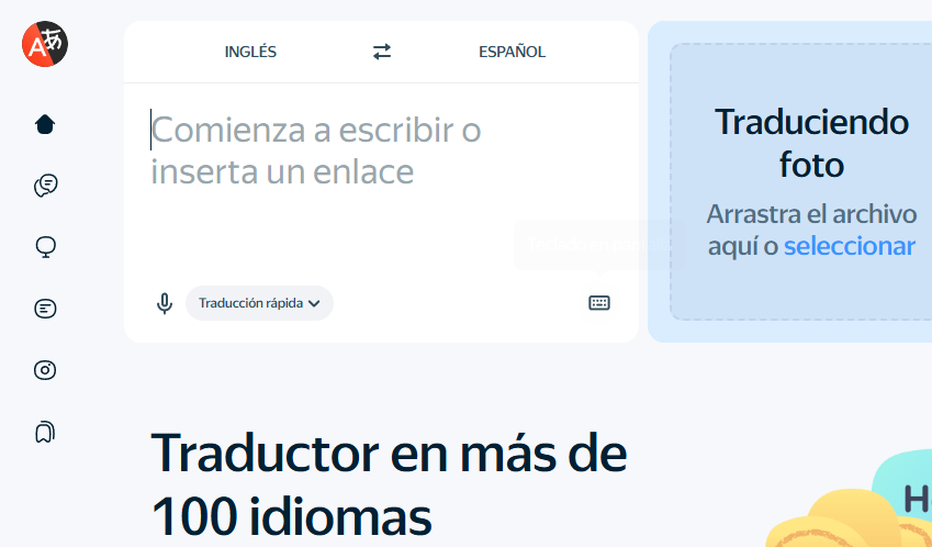 Yandex Tradutor