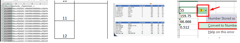 tabelas quebradas no Excel após converter arquivo PDF