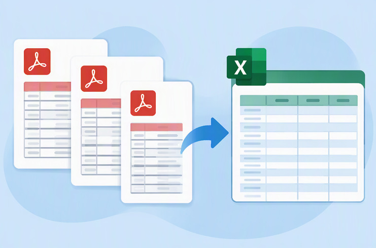 Combinar tabelas de PDF de várias páginas em uma única planilha contínua do Excel
