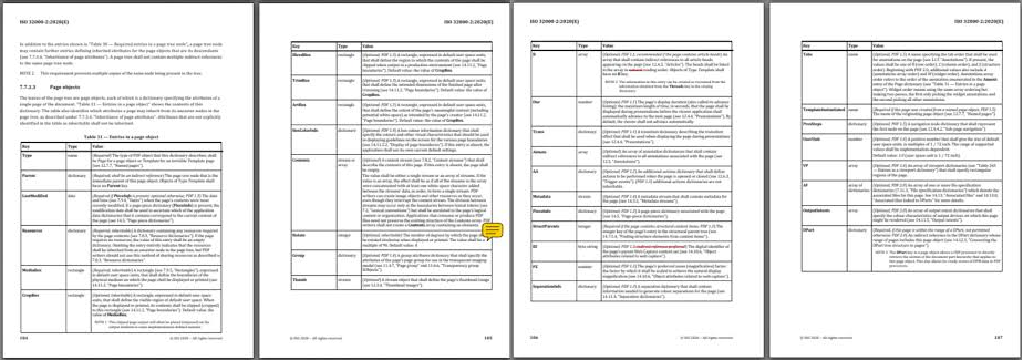 Tabelas de PDF de várias páginas