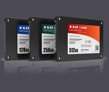 Como determina o tamanho da capacidade de SSD 