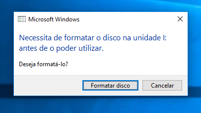 formatar o disco