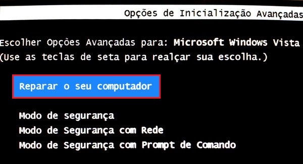 repare o seu computador