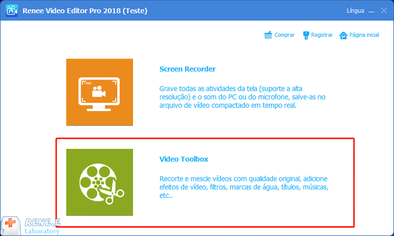 Escolher Video Toolbox