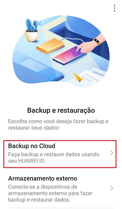 Restaurar dados no cloud 