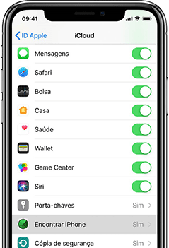 icloud para Encontrar iPhone